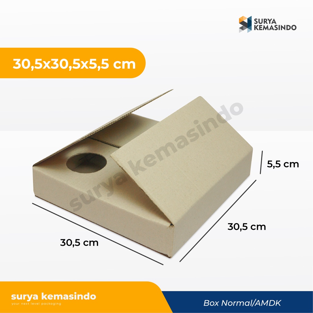 

Box 307x307x55 cm (ABI T-55 MZK) Kardus/Karton/normal/AMDK/allmedium/tinggi5