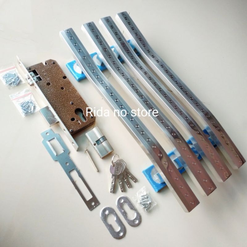 Handle kunci set 33 cm / gagang pintu rumah dan kunci