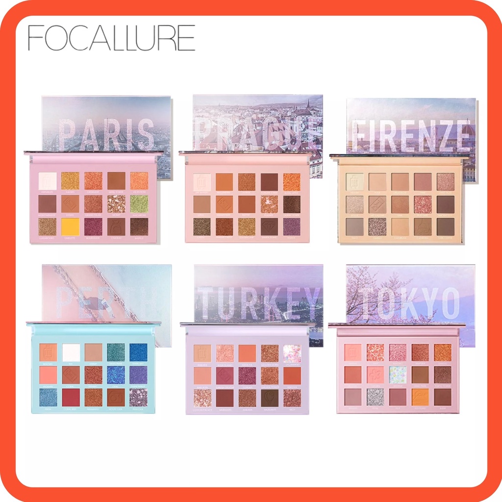 Focallure Go Travel Eyeshadow 15 Colors Eyeshadow Focallure Eyeshadow Palette Focallure Eyeshadow Palet Focallure Eyeshadow Tokyo Focallure Eyeshadow Firenze