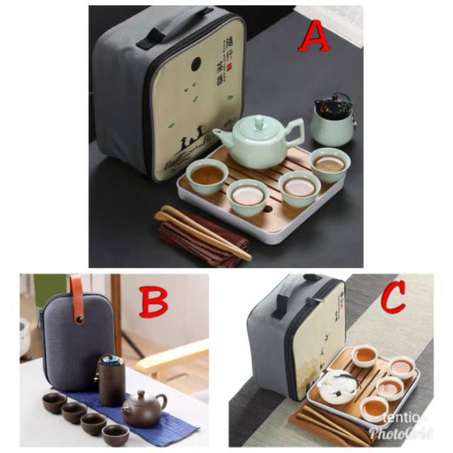 Chinese tea set travel set tea / teko set cina / kungfu tea set