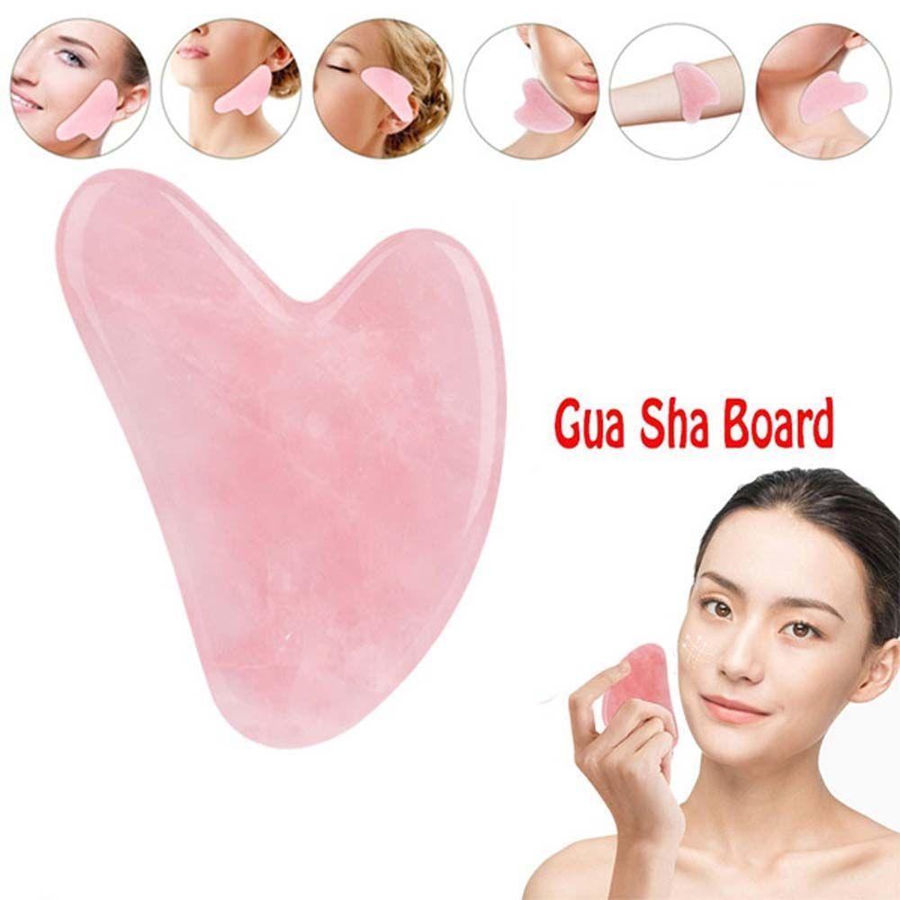 SKJK   Gua Sha Papan SPA Cewek Resin Alami Perawatan Kulit Tubuh Titik Akupuntur Face Lift Alat Pijat