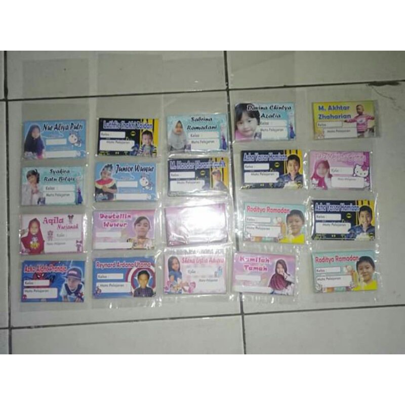 

(TERMURAH) STIKER NAMA BUKU SEKOLAH CUSTOM