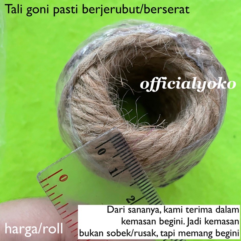 Tali Goni Tali Jadul Tali Rajut Jual Per Roll Hiasan Mahar Hantaran Pot Bunga DIY