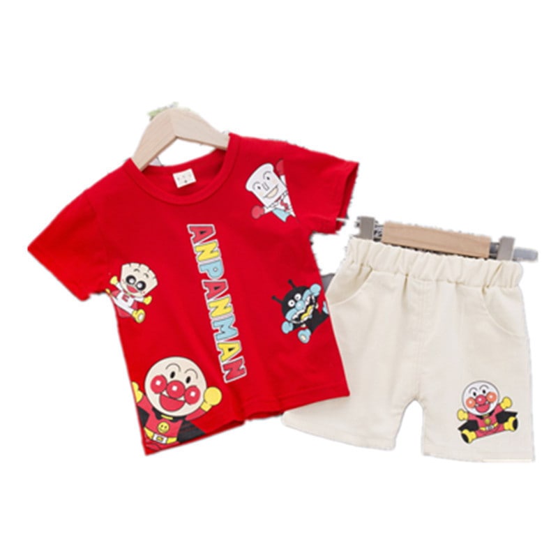 Promo !! Serelan baju anak cowok /  setelan andbasme clown it ukuran 2-4tahun / Setelan anak import / Baju anak cowok keren