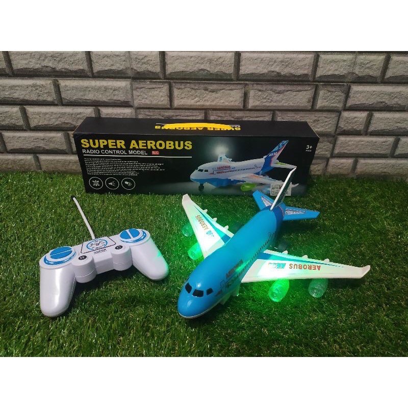 RC PESAWAT TERBANG AEROBUS - MAINAN RC PESAWAT ANAK - MAINAN ANAK EDUKASI
