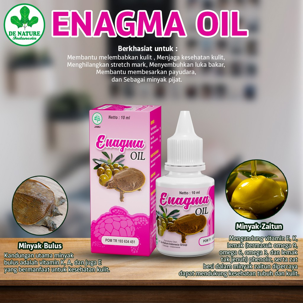 Obat Herbal Minyak Pembesar Payudara Mr P- Penghilang Stretch Mark- Bekas Luka- Enagma Oil De Nature