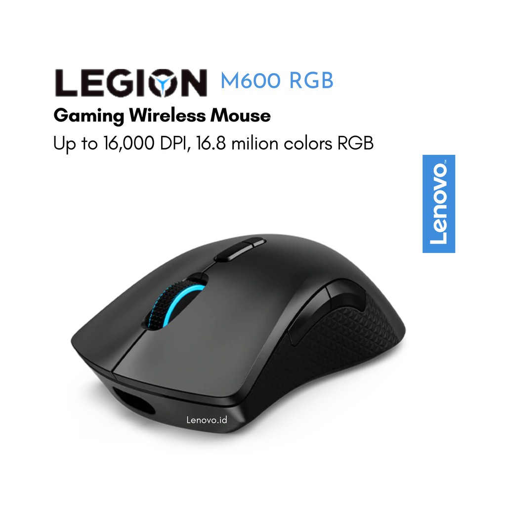 Lenovo Legion M600 Wireless Gaming Mouse GY50X79385 (2.4GHz / BlueTooth 5.0 / Wired via USB 2.0)-6
