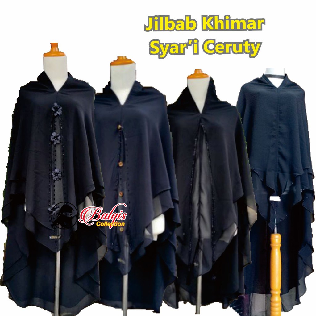 Jilbab khimar syar'i Ceruti temboro