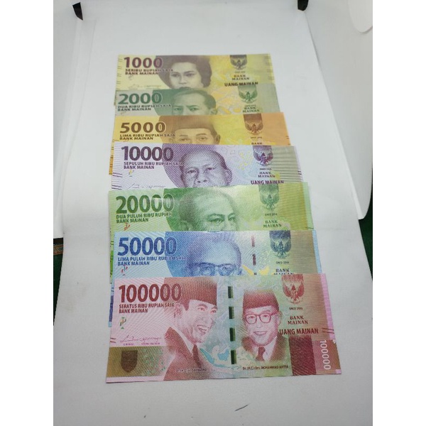 Uang Mainan Rupiah isi 100 pcs