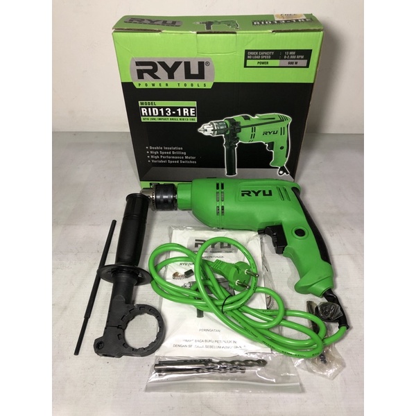 mesin bor rid 13-1 re ryu / mesin bor 13mm ryu / mesin bor listrik 13mm ryu / mesin bor ryu impact drill / ryu mesin bor listrik 13mm / ryu bor rid 13-1 re / ryu bor listrik / mesin bor beton / mesin bor tembok / mesin bor tangan ryu