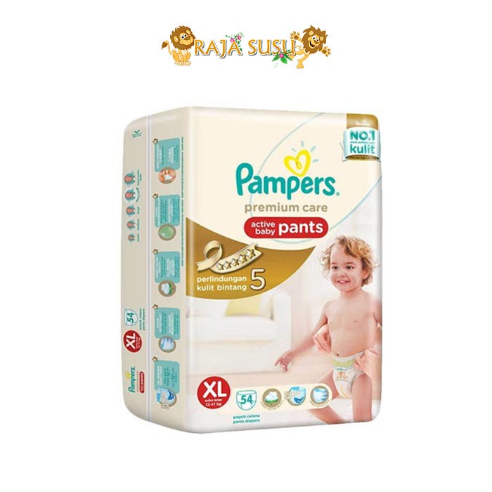 PAMPERS PREMIUM CARE PANTS XL54 - RAJASUSU | Shopee Indonesia