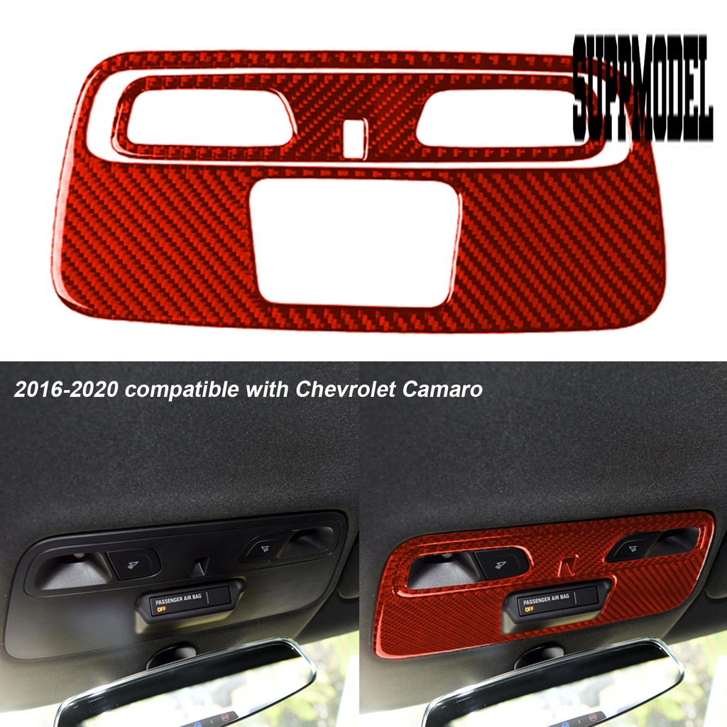 Suppmodelx 2Pcs / Set Stiker Panel Lampu Baca Chevrolet Camaro 2016-2020