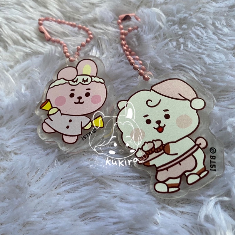 GANTUNGAN KUNCI BTS BT21 BABY RJ KOYA COOKY TATA MANG SHOOKY CHIMMY CUTE KEYCHAIN