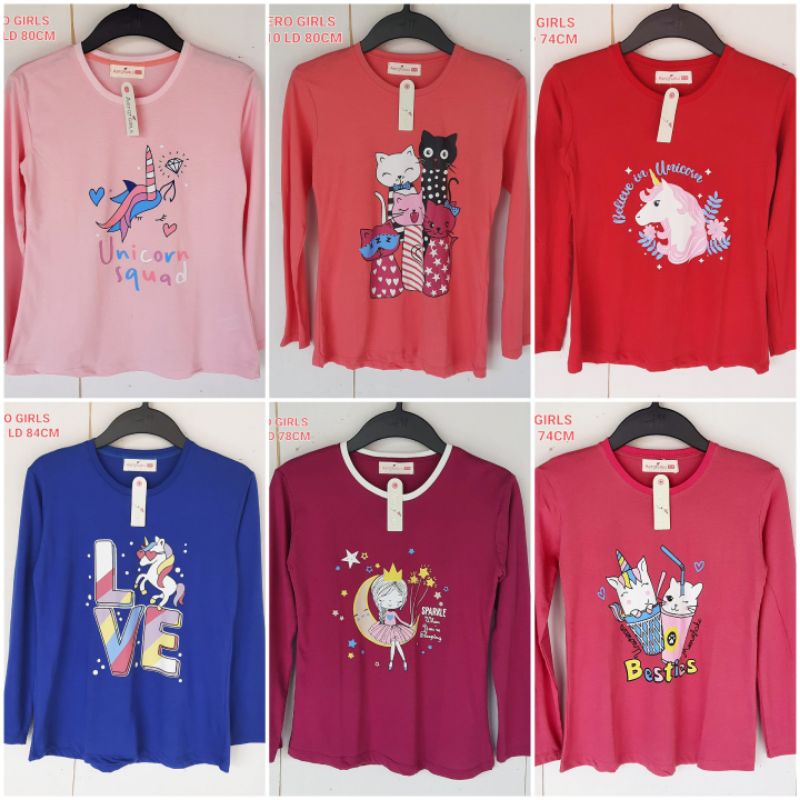 Kaos Anak Perempuan Aero Girls Junior