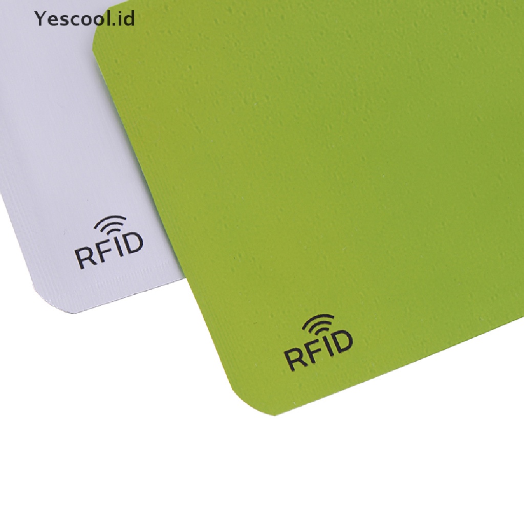 【Yescool】 10PCS Credit Card Protector Secure Sleeve RFID Blocking ID Holder Foil Shield .