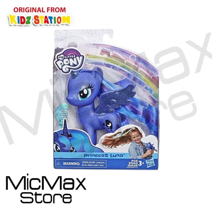 MAINAN ACTION FIGURE MAF974 MY LITTLE PONY TOY PRINCESS LUNA SPARKLING 6INCH
