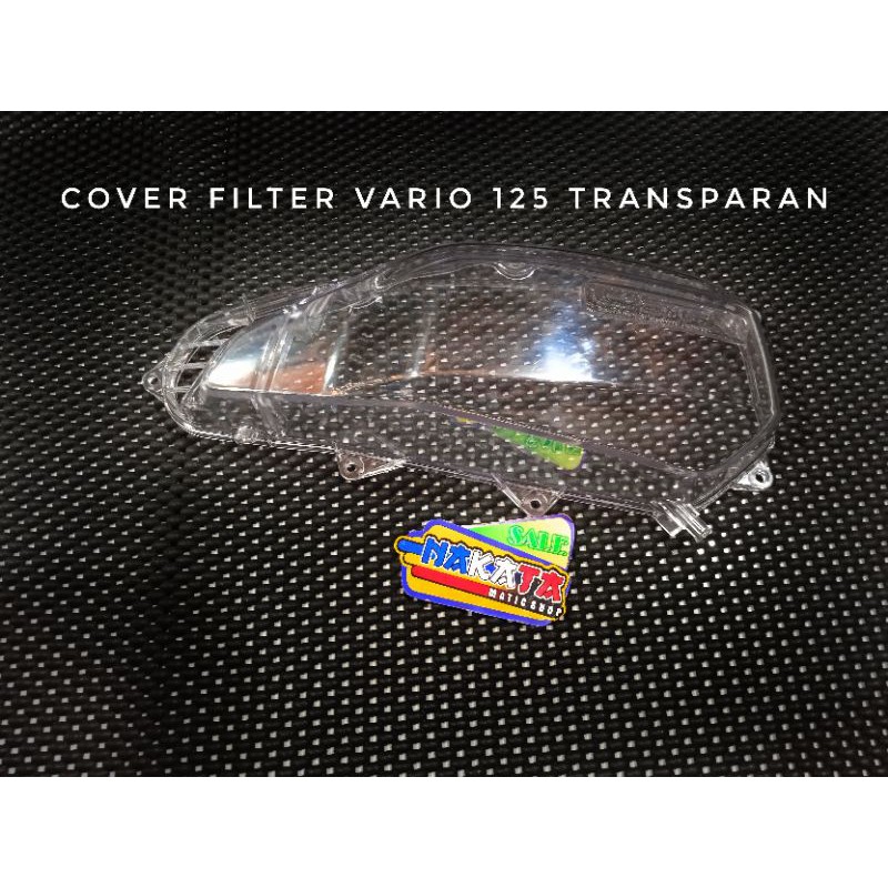 cover filter vario  125  transparan tutup filter transparan vario 125