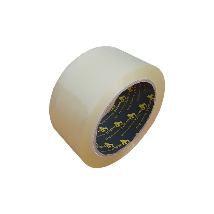 Lakban Plakban  bening Transparan isolasi  solatip tape 48mm 90 yard 2inch 80 meter