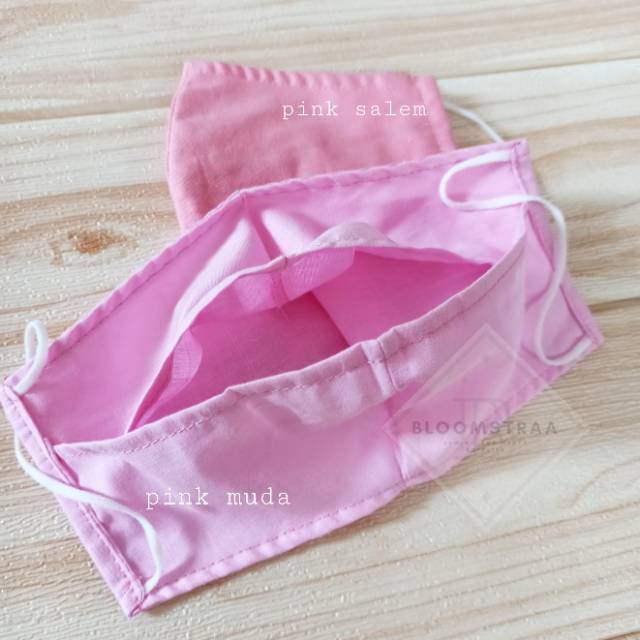 Masker Kain Katun insert filter model duck bill face mask cotton 3 ply