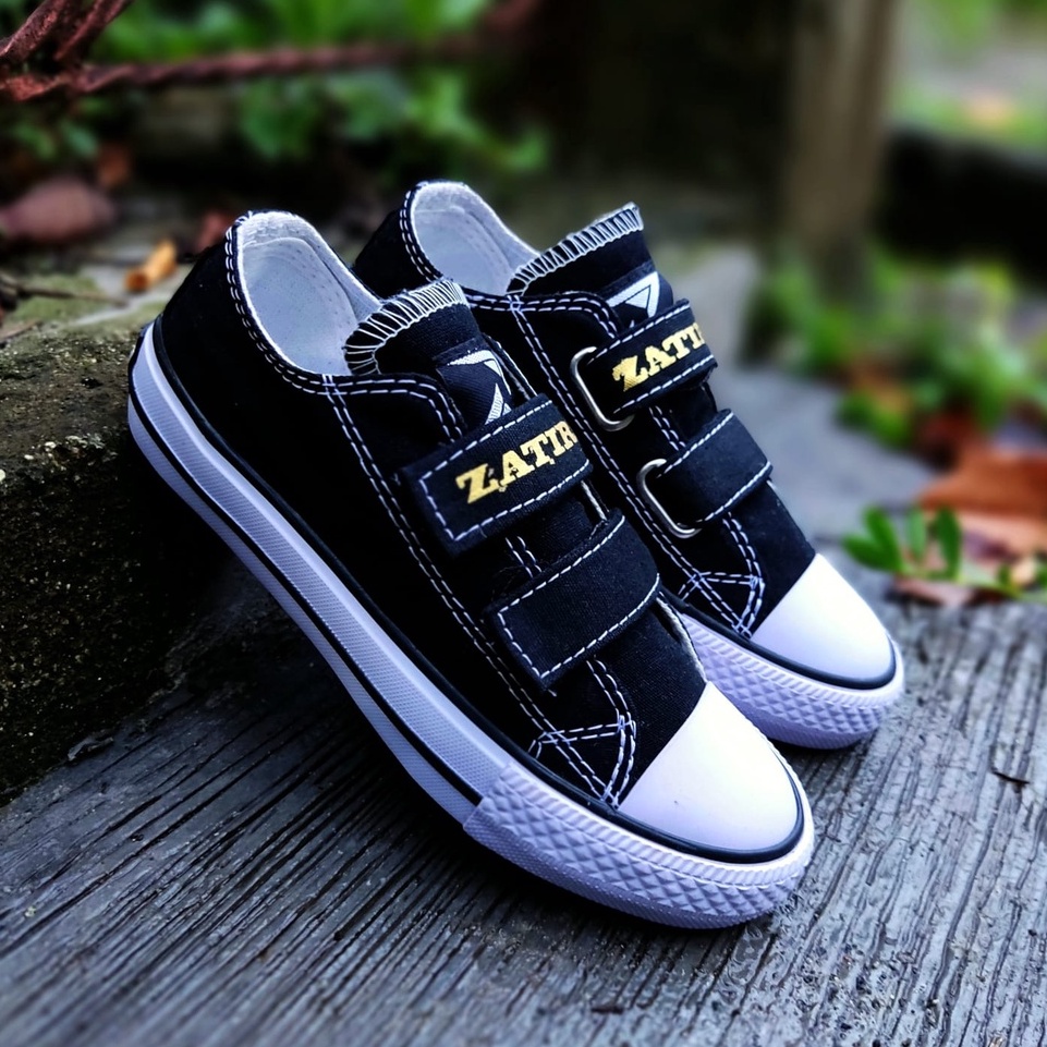 Sepatu Anak Sekolah Casual Perekat Sneakers Anak Perempuan Anak Laki Laki Original Zatiro Classic Hi
