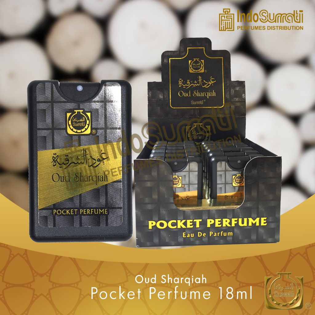 Surrati OUD SHARQIAH 18 ml - Pocket Perfum Original By Surrati | Pocket Spray | Surrati Perfume