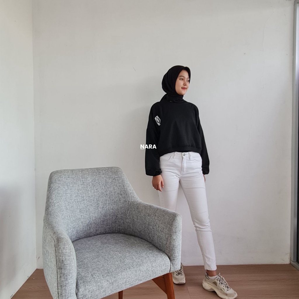 Nara.Grosir - Spiffy Crop Sweater