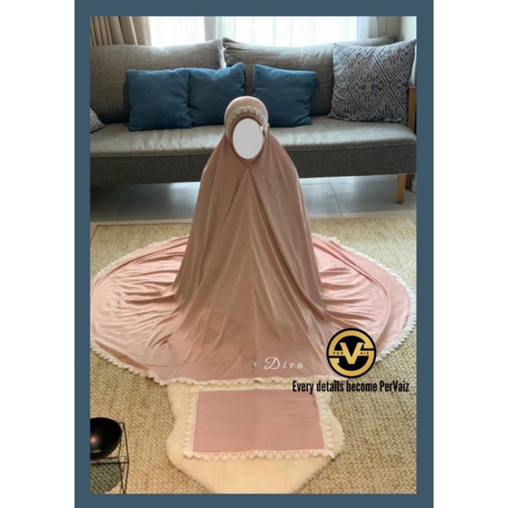 Bayar Di Rumah | Mukena Silk Premium | Pervaiz