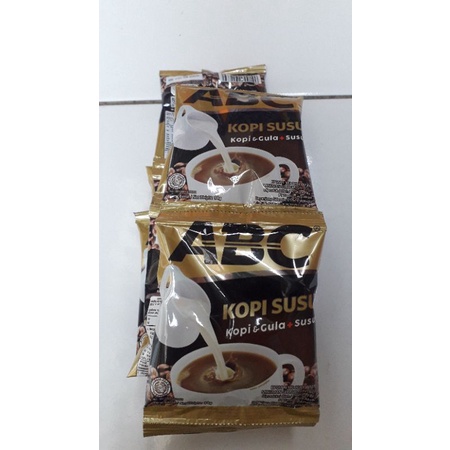 

ABC kopi susu,1,renceng isi 10