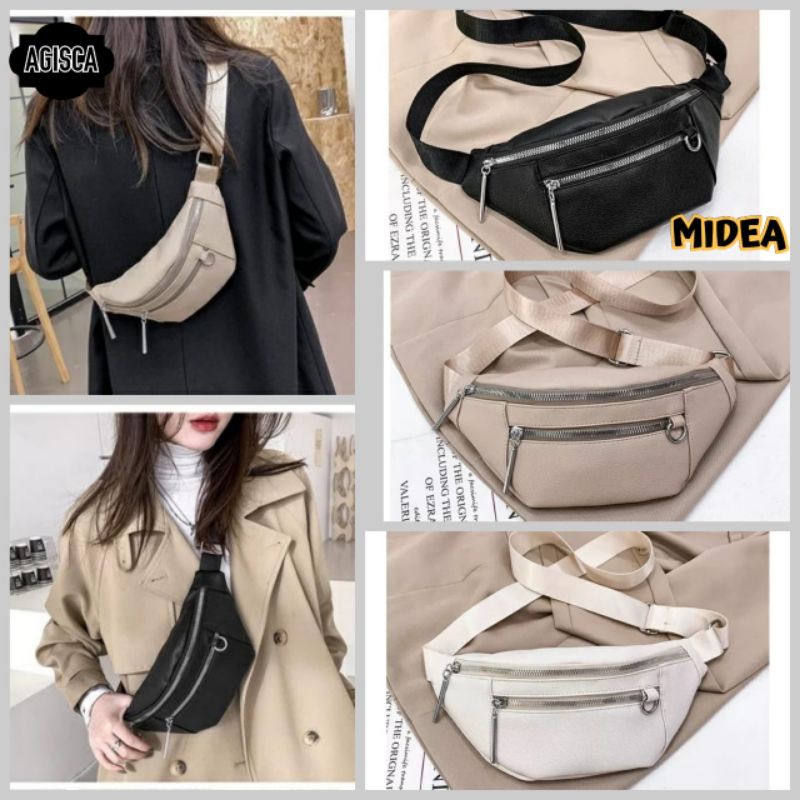 Midea Import By Agisca | Original | Tas Wanita Terbaru Kekinian | Tas Wanita Selempang | Tas Wanita 