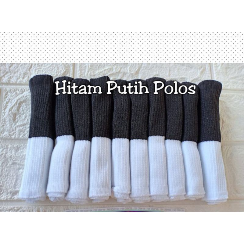CIPUT RAJUT WARNA HITAM PUTIH