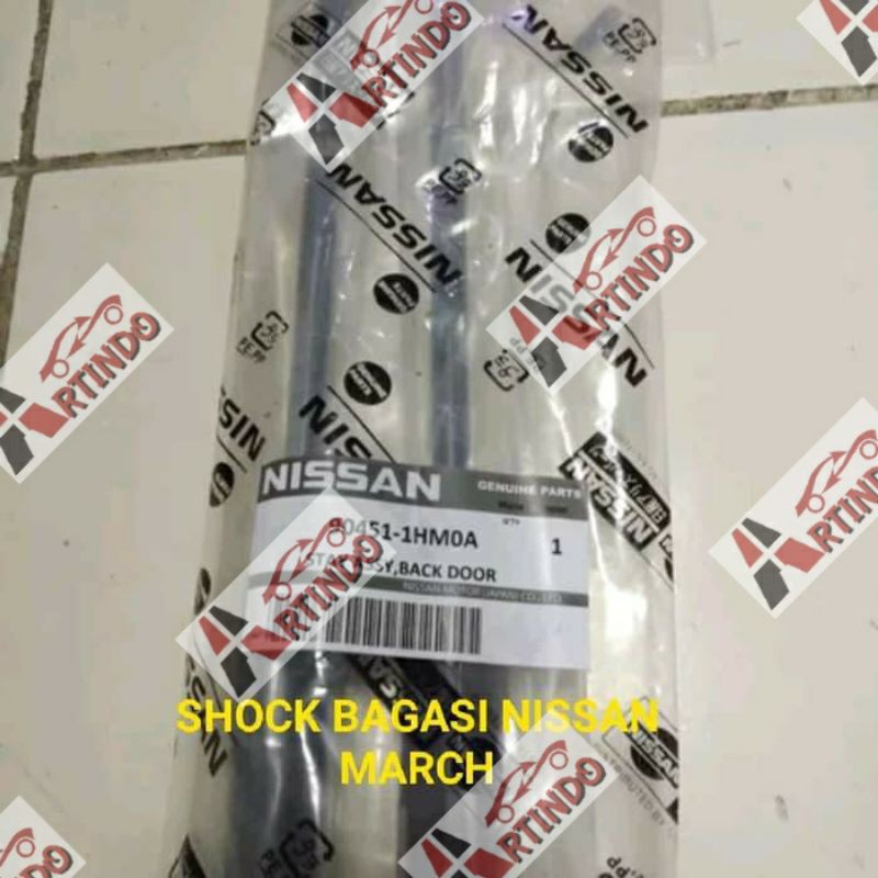 shock bagasi pintu belakang nissan march shock hidrolik pintu bagasi belakang nissan march