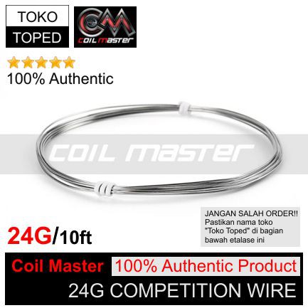 Authentic Coil Master COMP WIRE 24 G | competition 10ft vape vapor