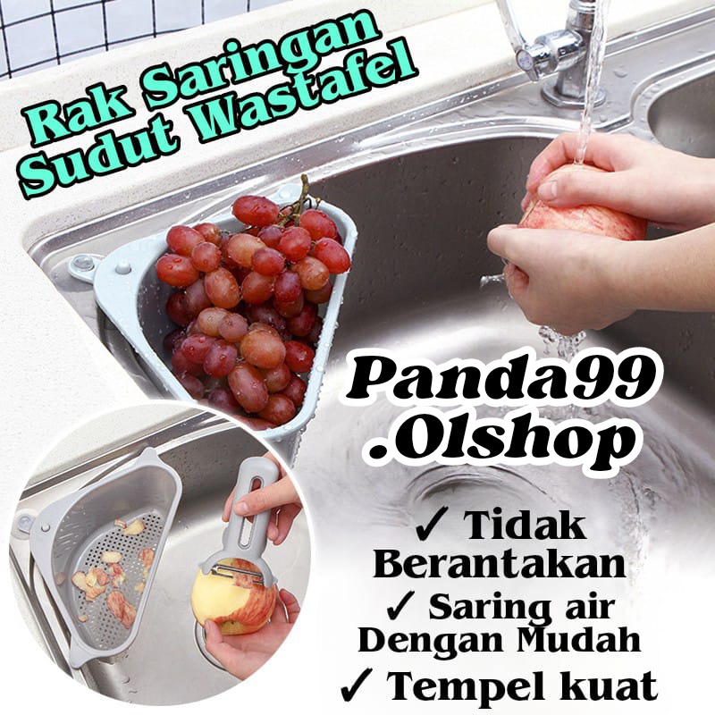 Rak Sudut Kamar Mandi/Rak holder Kamar Mandi / Tempat sabun⭐ Panda99 ⭐