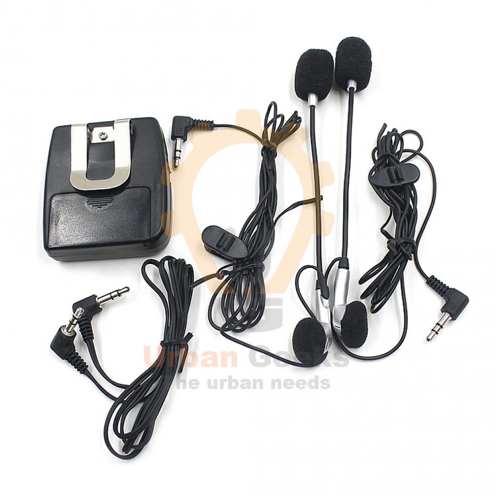 Intercom helm interphone sepeda motor handsfree boncengan headset asli