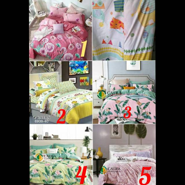 SPREI SET CORAK BAHAN KATUN LOKAL PREMIUM