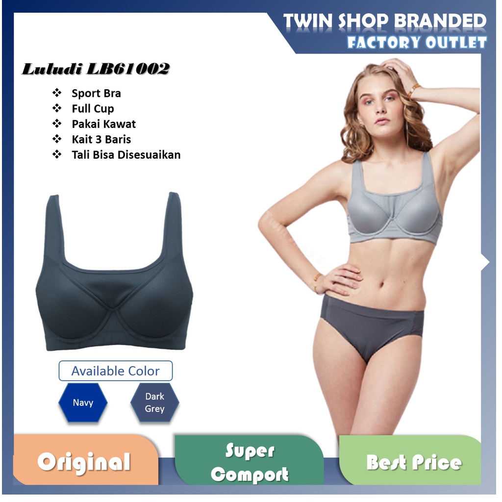 Sport Bra LULUDI LB61002,  Wire Sport Bra, Super Nyaman