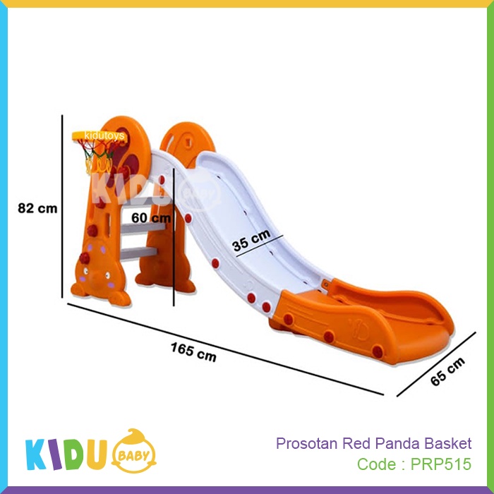 Labeille Prosotan Anak Red Panda Slide Basketball KC 515 Seluncuran / Prosotan Red Panda Basket Kidu Baby