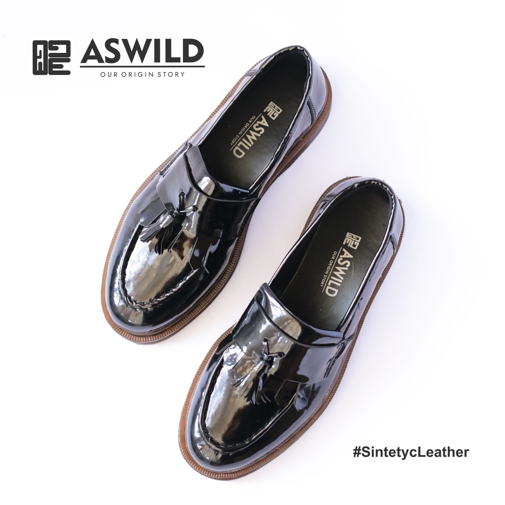 Sepatu Loafer pria terbaru Loafers Slip On Hitam / Unisex - Loafers Pria Wanita - Sepatu Loafers Pria Wanita Tassel
