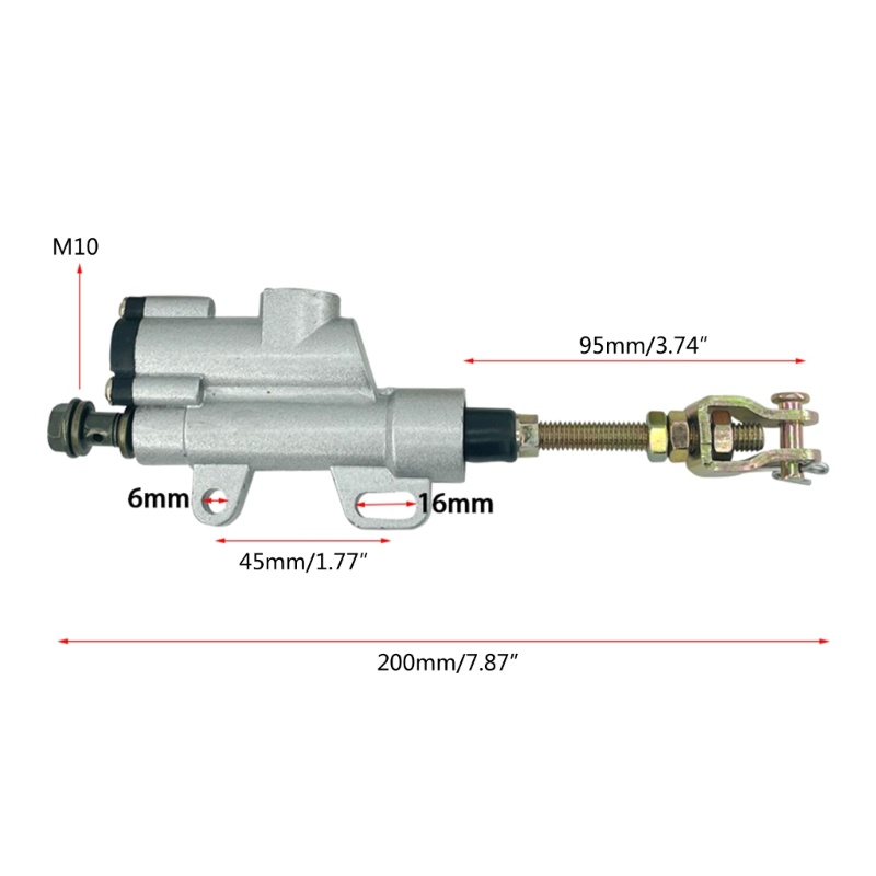 Zzz Master-Cylinder Rem Hidrolik Belakang Motor ATV