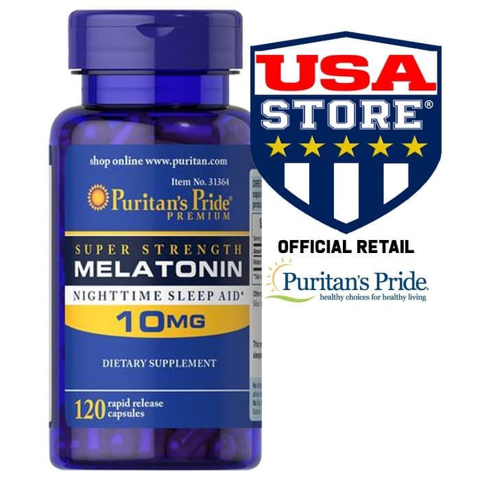 PURITAN MELATONIN 10MG 120 CAPSULES