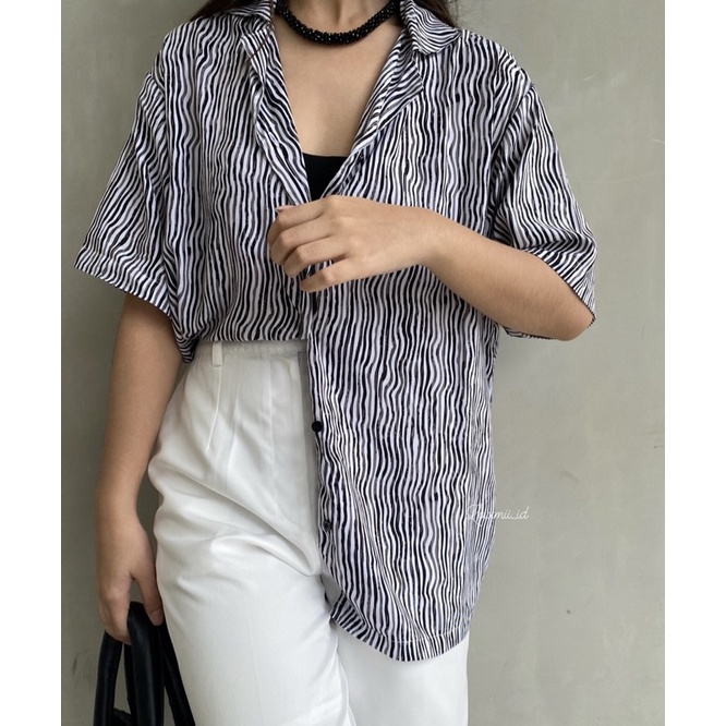 Angel Stripes Shirt // Kemeja Basic Casual