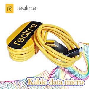 Kabel Data Realme Vooc Fast Charging Micro USB &amp; Type-c USB / KABEL DATA REALME VOOC MICRO USB