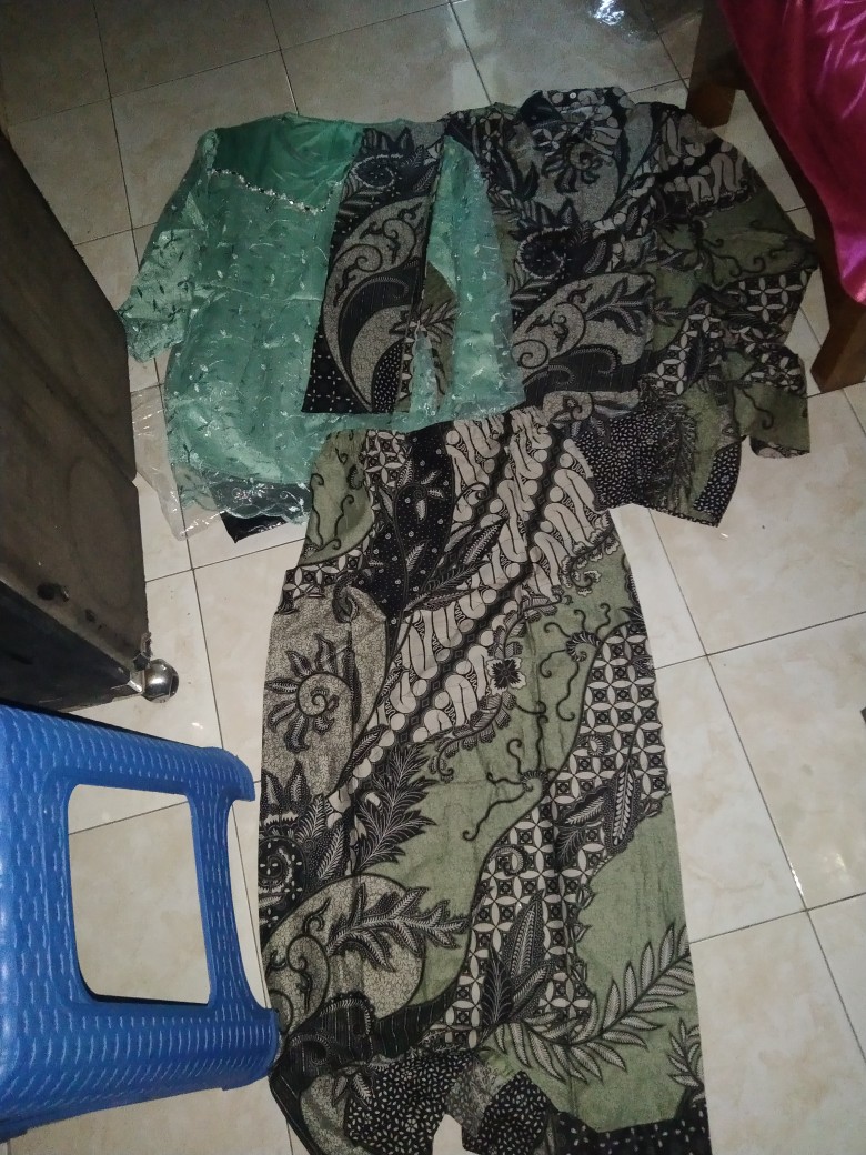 Couple Kondangan Nyk Batik - Batik Couple Harita Tulle Payet Free Slendang | Couple Asyifa