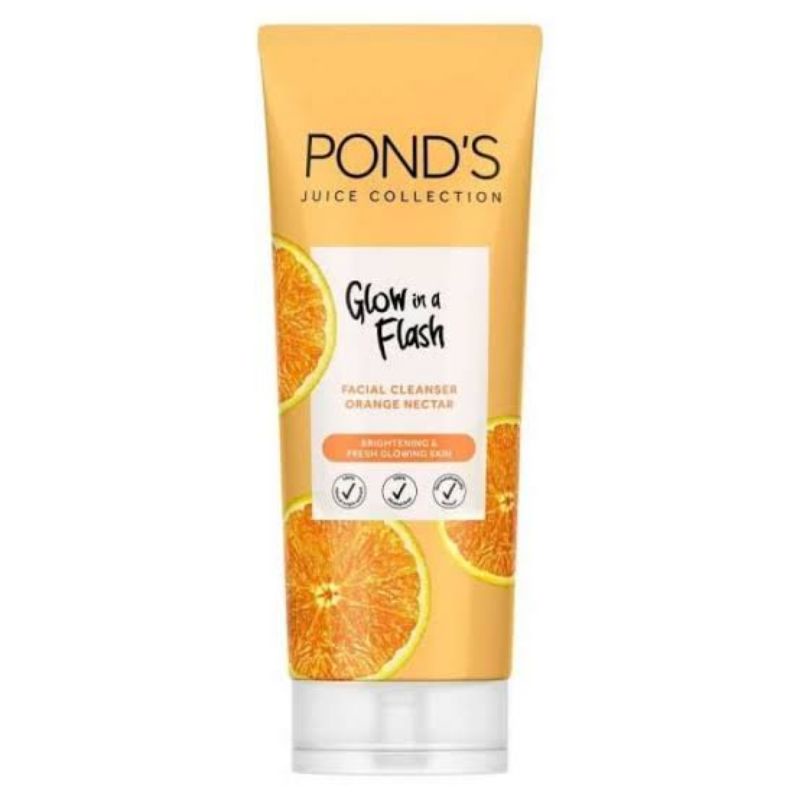 Ponds Facial Cleanser With Orange Nectar 90 g / Sabun wajah / Sabun Wajah Ponds