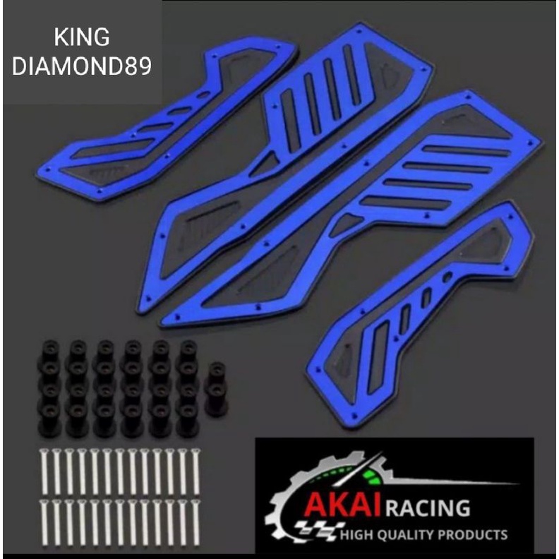 Bordes karpet pijakan kaki New Nmax 2020 Cnc premium Nmax New Akai Racing