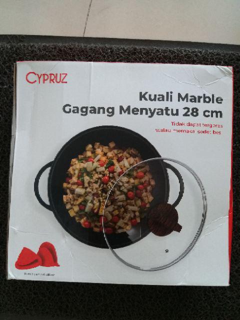 Cypruz Wok Fry Pan Wajan Penggorengan Die Cast 28 Cm Kl-0728