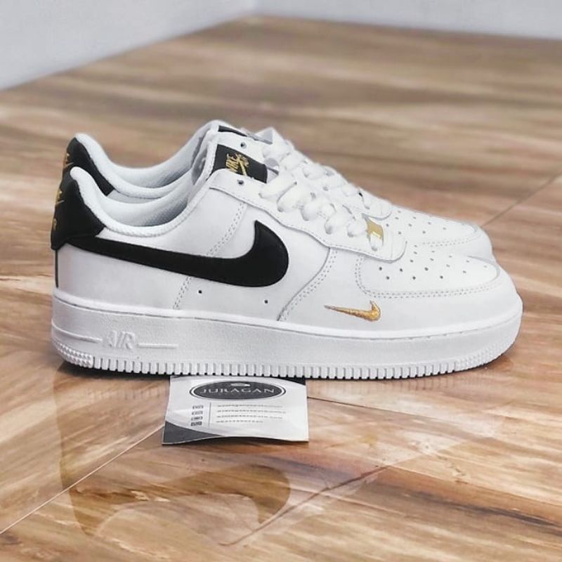 nike airforce with gold