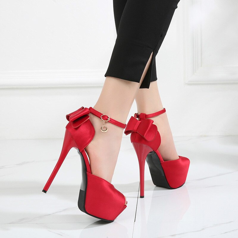 peep toe heels platform