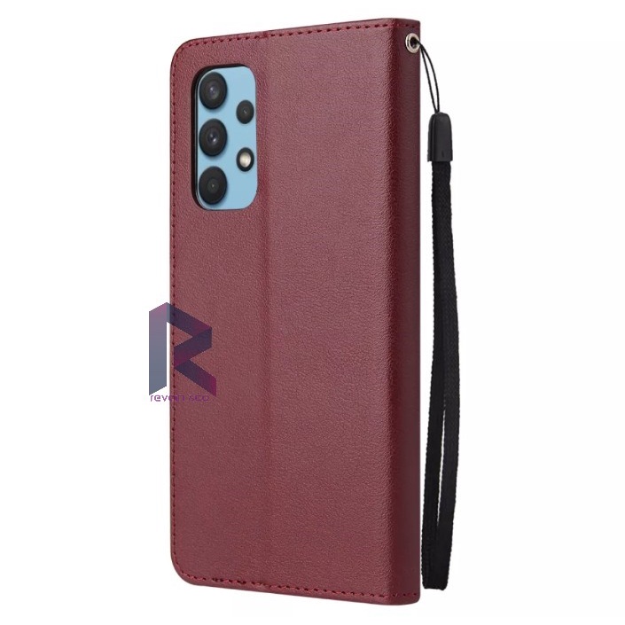 CASE SAMSUNG A32 4G FLIP WALLET LEATHER KULIT PREMIUM SARUNG BUKA TUTUP FLIP CASE SAMSUNG A32 4G