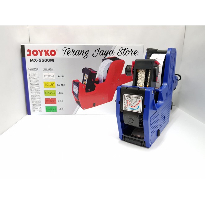 

Price Labeller JOYKO MX-5500M Alat Label Harga JOYKO 5500M (Biru)